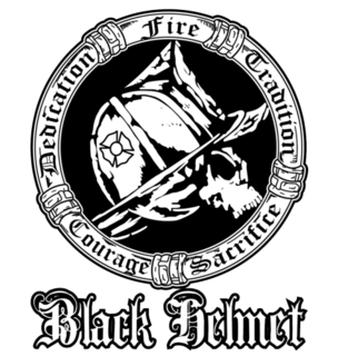 Black Helmet Logo