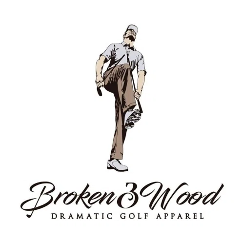 Broken 3 Wood Logo