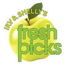 Irv & Shelly's Fresh Picks Logo