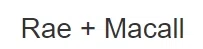Rae + Macall Logo