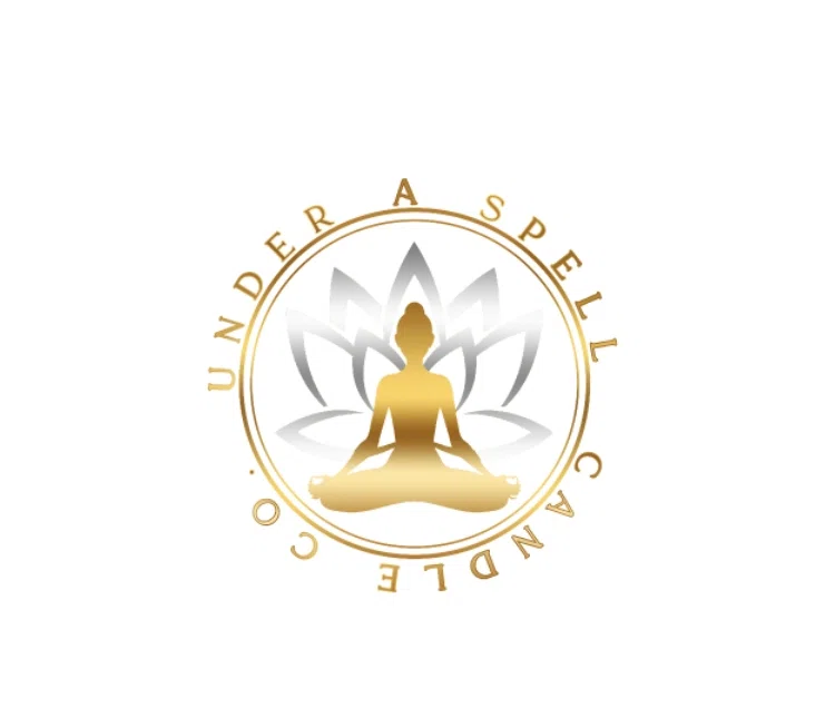 Under A Spell Candle Co. Logo
