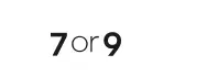 7 or 9 Promo Code