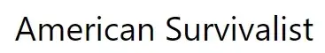 American Survivalist Promo Code