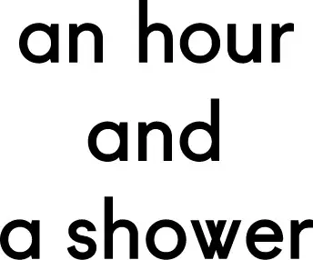 An Hour and a Shower Promo Code