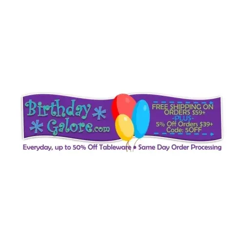 Birthday Galore Promo Code