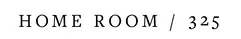 Home Room / 325 Promo Code