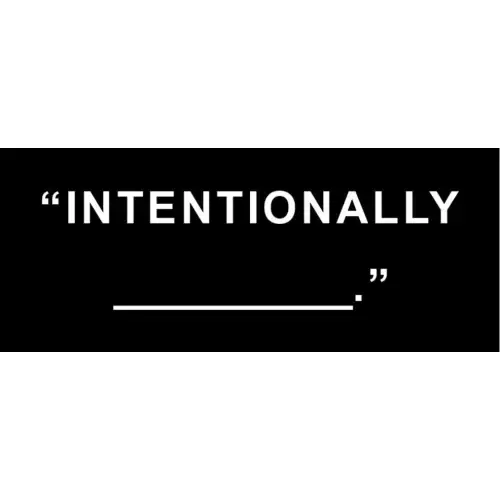 Intentionally Blank Promo Code