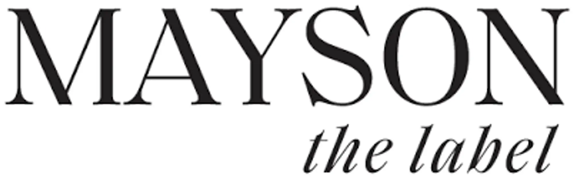 MAYSON the label Promo Code