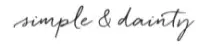 Simple & Dainty Promo Code