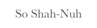 So Shah-Nuh Promo Code