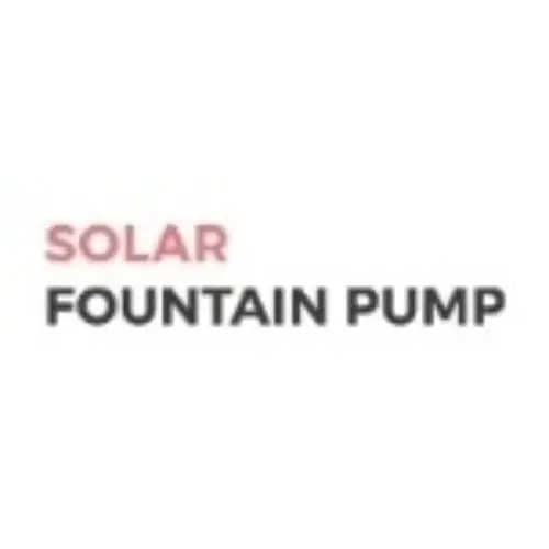 Solar Fountain Pump Promo Code