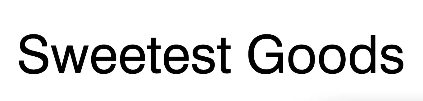 Sweetest Goods Promo Code