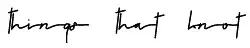 Things That Knot Promo Code